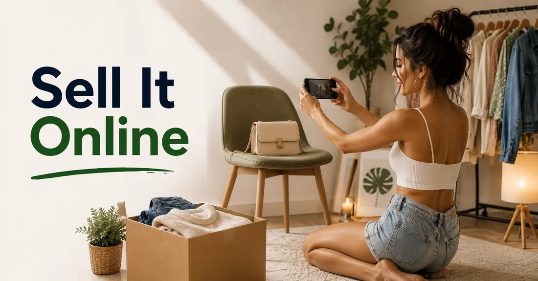 Sell it online — list furniture on Facebook Marketplace, OfferUp, Craigslist, or AptDeco